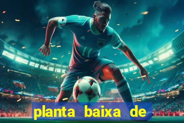 planta baixa de campo de futebol society